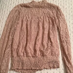 Adiva Pink Lace Blouse
